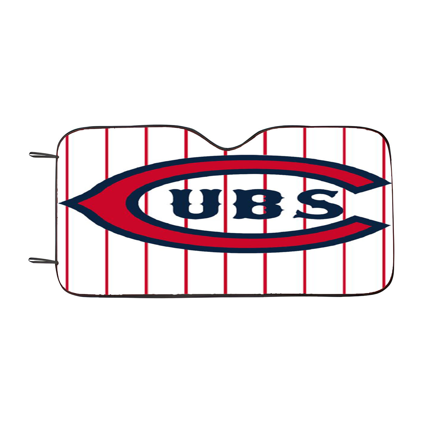 Chicago Cubs Letter C Stripe Car Windshield Sunshade