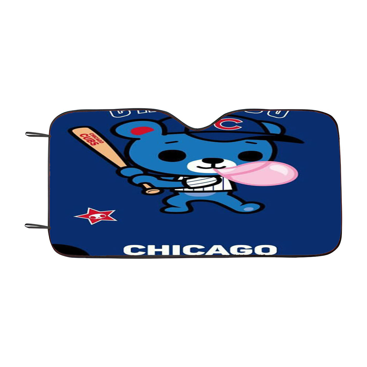 Chicago Cubs Little Bear Car Windshield Sunshade