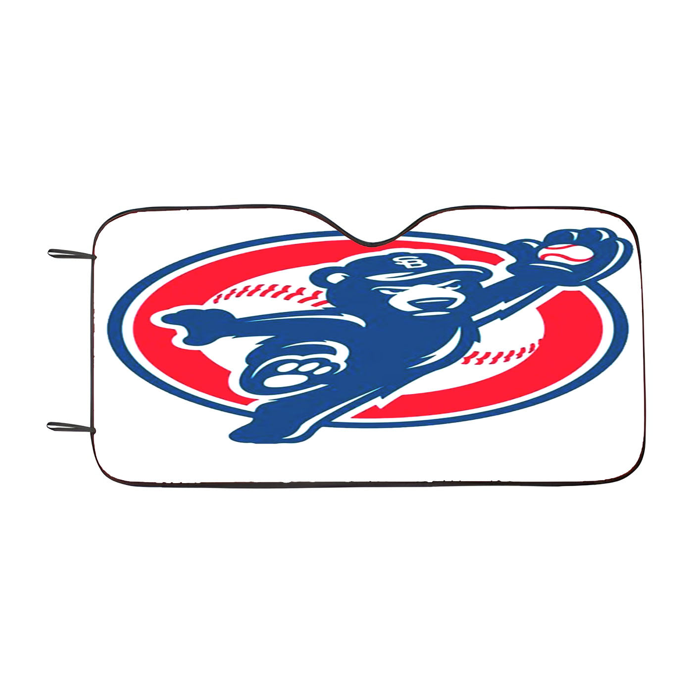 Chicago Cubs Logo Bear Jump Car Windshield Sunshade