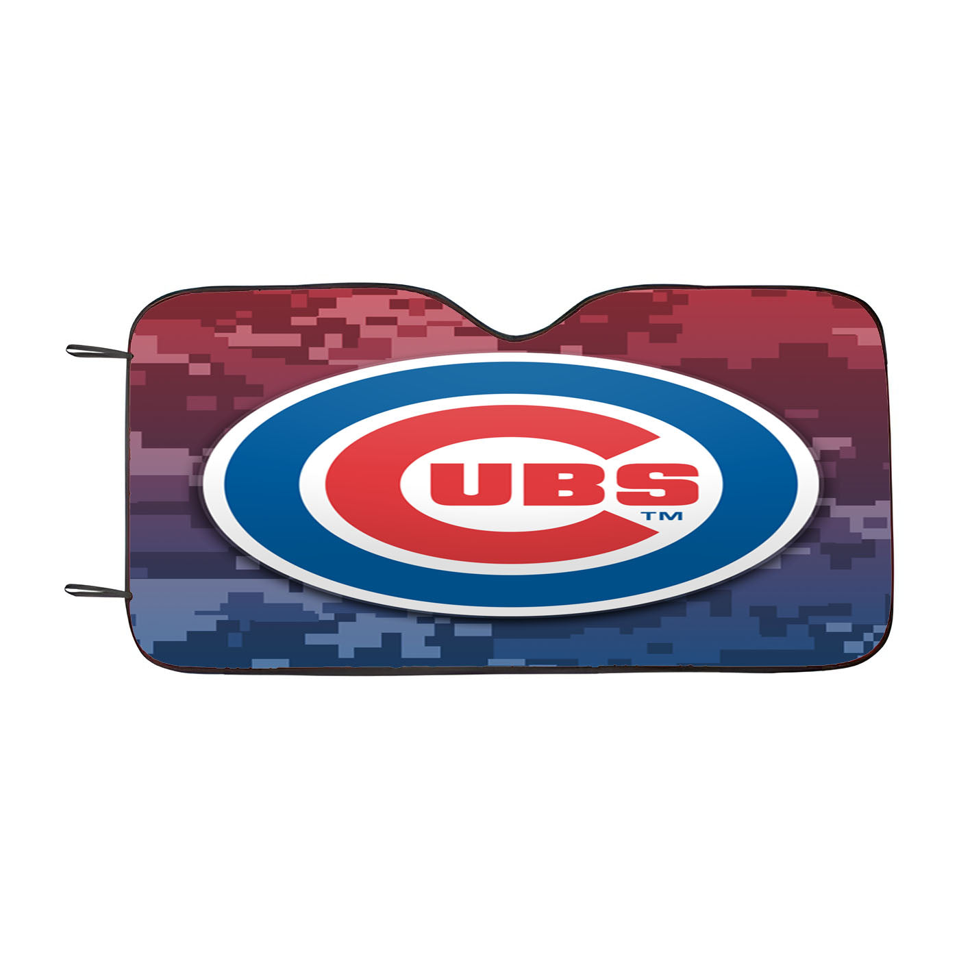Chicago Cubs Logo Camo Car Windshield Sunshade