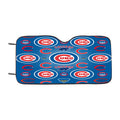 Chicago Cubs Logo Pattern Blue Car Windshield Sunshade