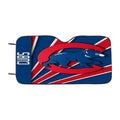 Chicago Cubs Logo Stripe Car Windshield Sunshade