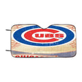 Chicago Cubs Vintage Card Car Windshield Sunshade