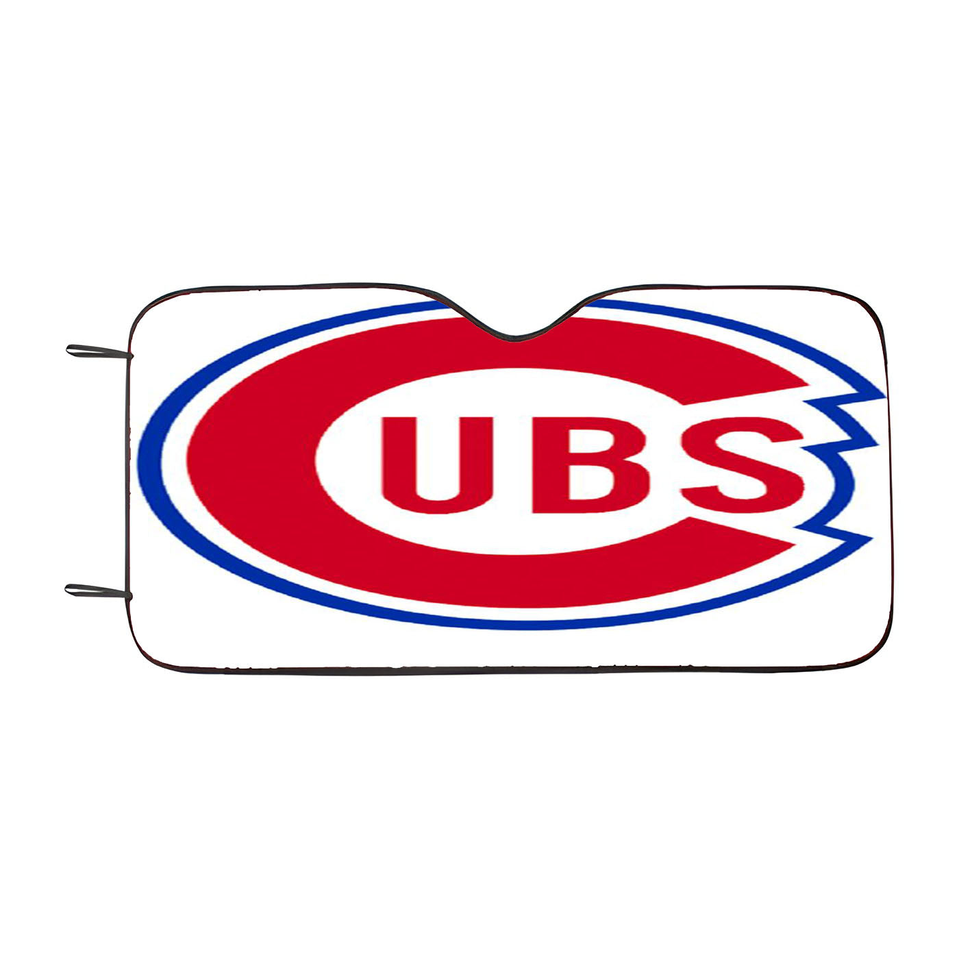 Chicago Cubs White Back Car Windshield Sunshade