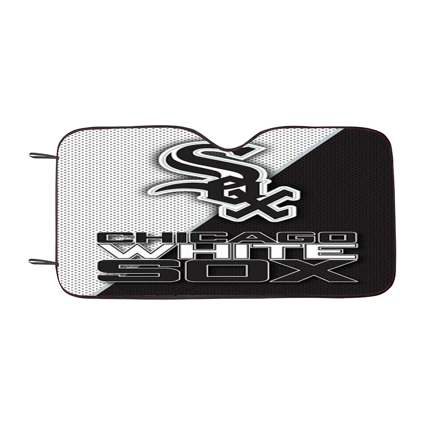 Chicago White Sox Black White Logo Car Windshield Sunshade