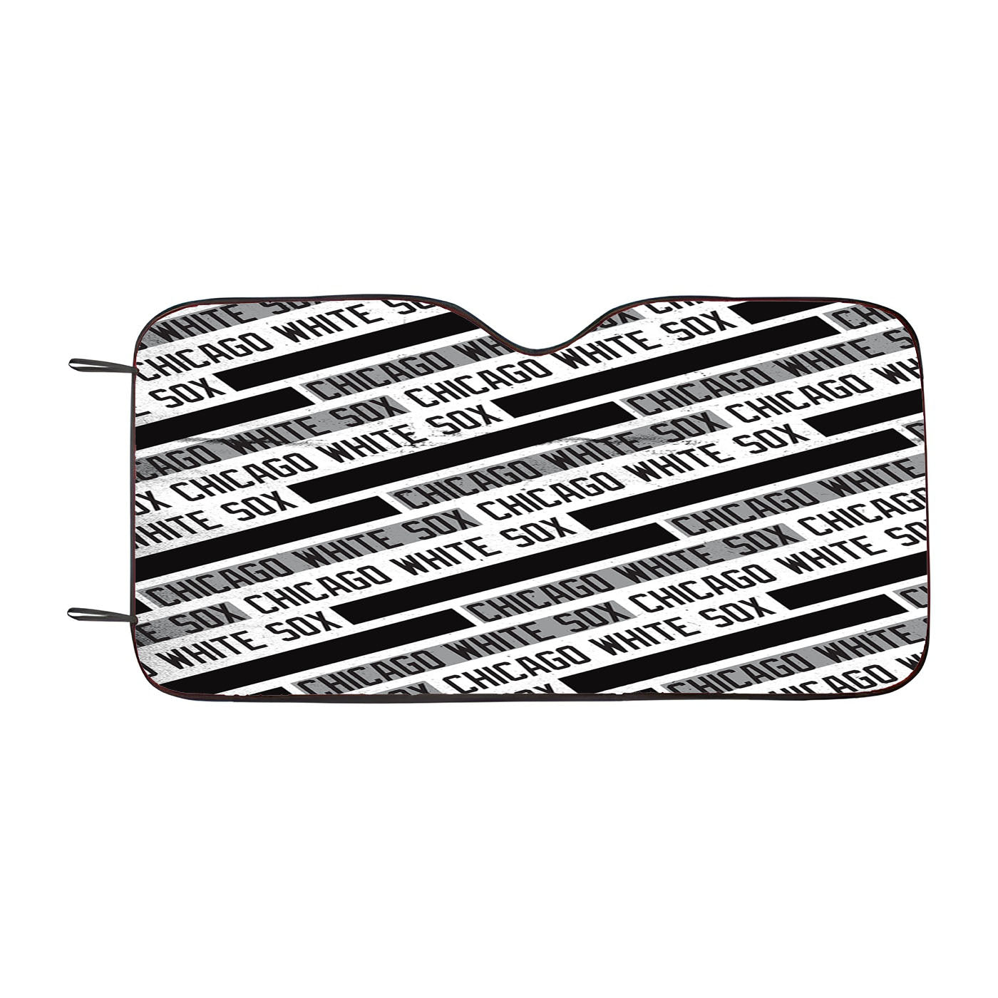 Chicago White Sox Black White Pattern Car Windshield Sunshade