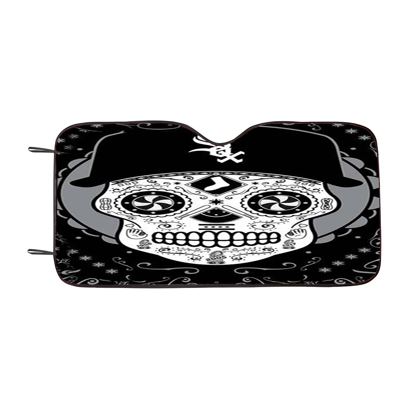 Chicago White Sox Skull Car Windshield Sunshade
