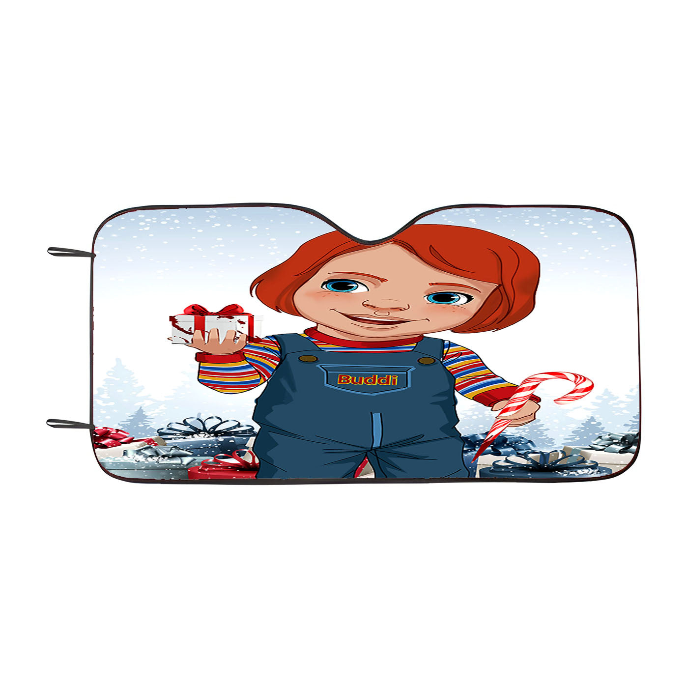 Childs Play Buddi Poster Christmas Car Windshield Sunshade