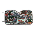 Christmas Collage Car Windshield Sunshade