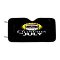 Christmas In July Santa With Sunglasses In The Summer Sun Car Windshield Sunshade