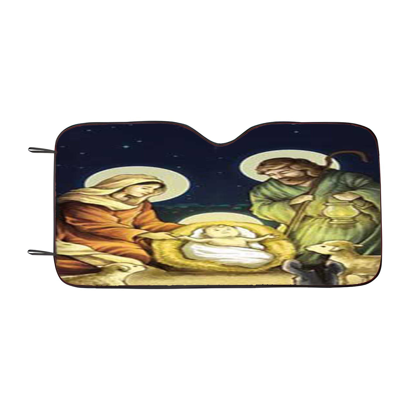 Christmas Nativity Car Windshield Sunshade
