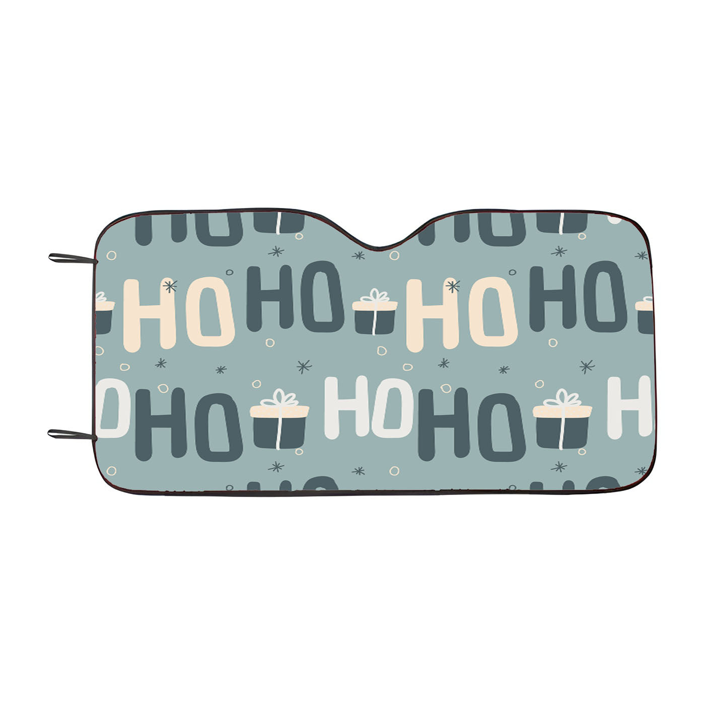 Christmas Patterns Set 01 Car Windshield Sunshade