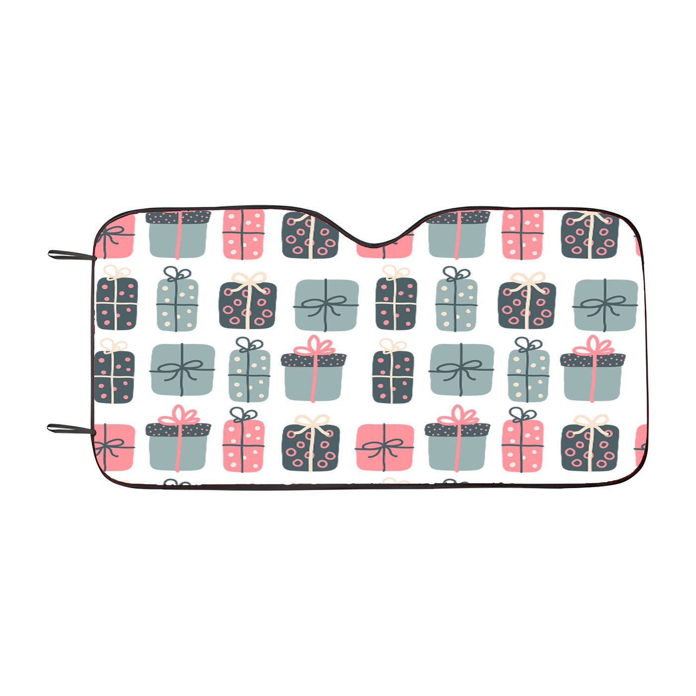 Christmas Patterns Set 02 Car Windshield Sunshade
