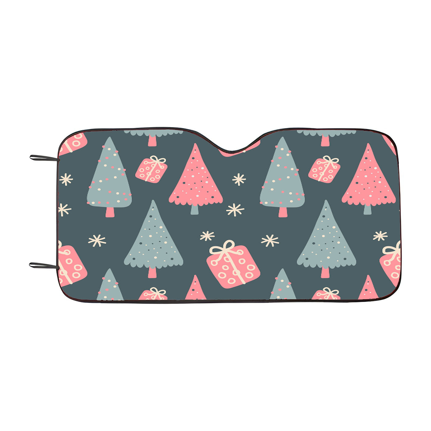 Christmas Patterns Set 03 Car Windshield Sunshade