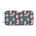Christmas Patterns Set 07 Car Windshield Sunshade