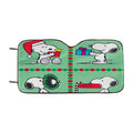 Christmas Scenes Peanuts Holiday Car Windshield Sunshade