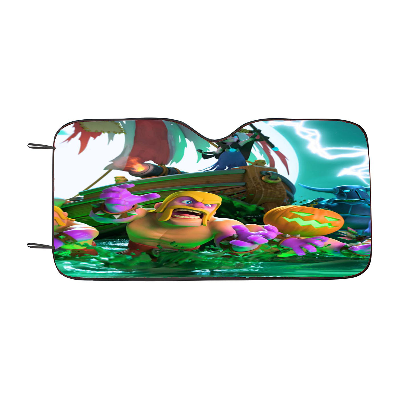 Clash Of Clans Halloween Car Windshield Sunshade