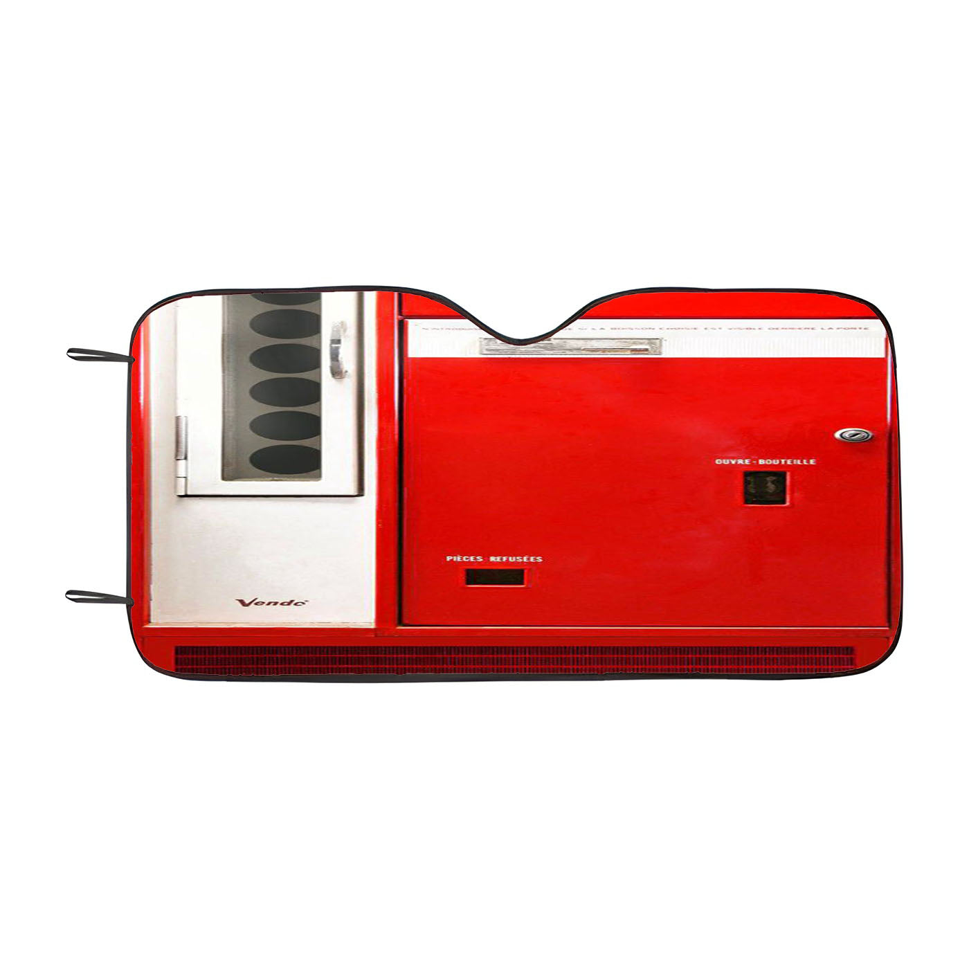 Classic Retro Coca Cola Vending Machine Car Windshield Sunshade