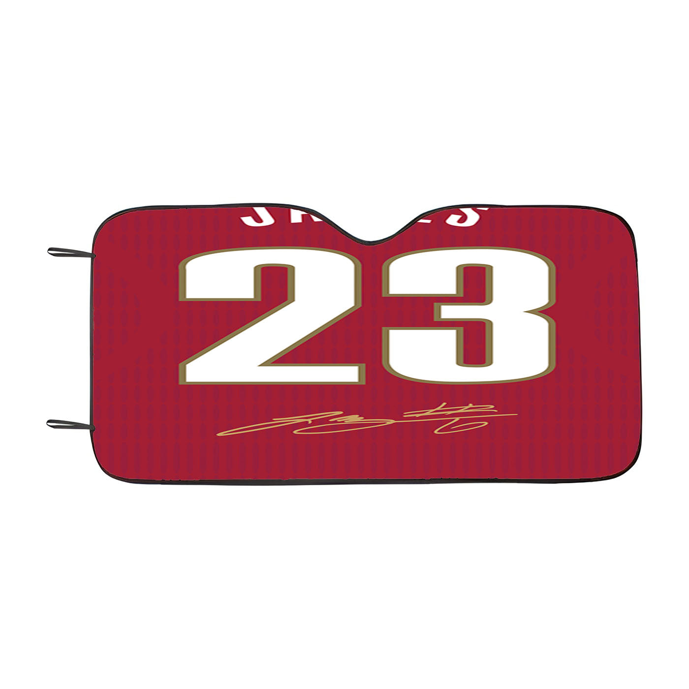 Cleveland Cavaliers James Red Car Windshield Sunshade