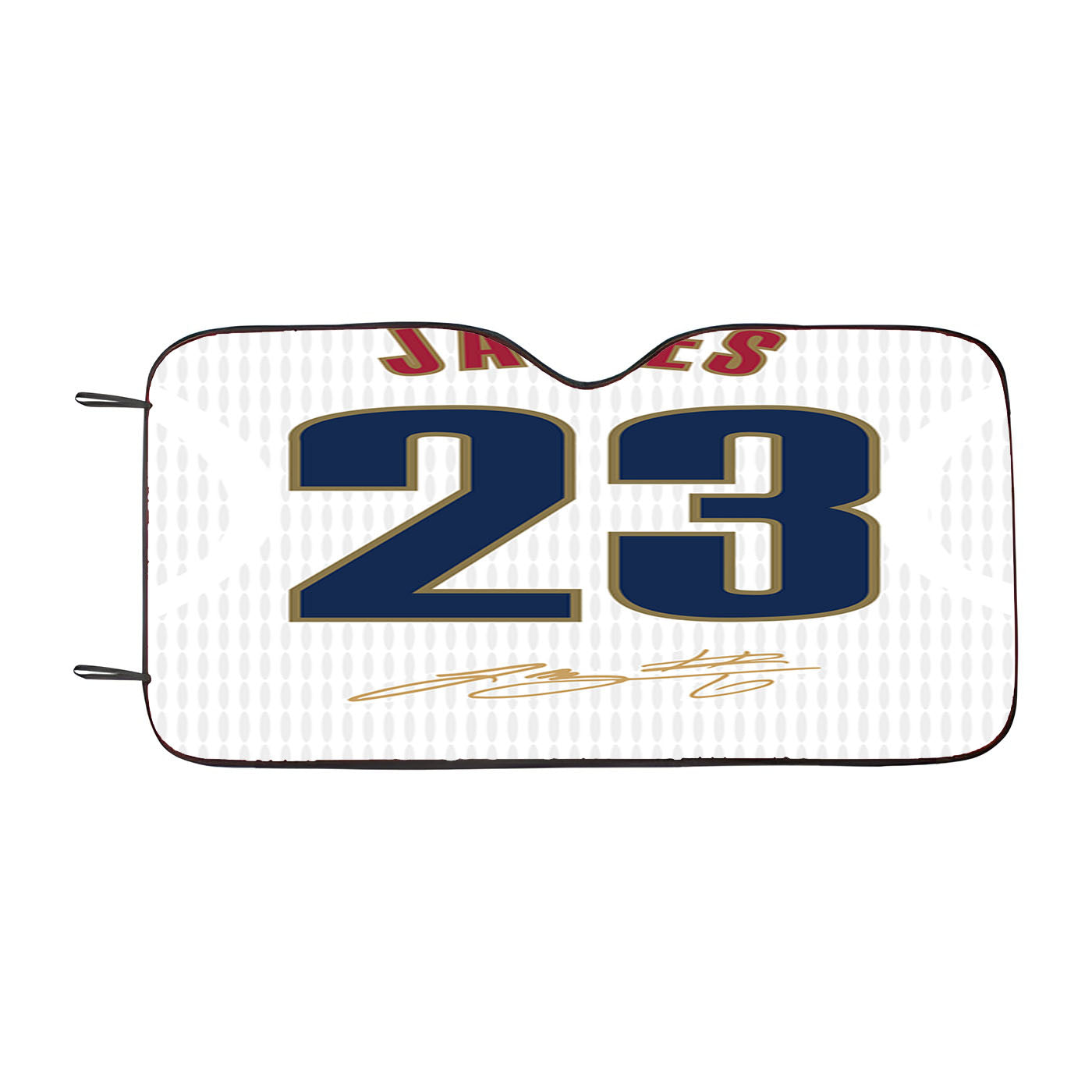 Cleveland Cavaliers James White Car Windshield Sunshade