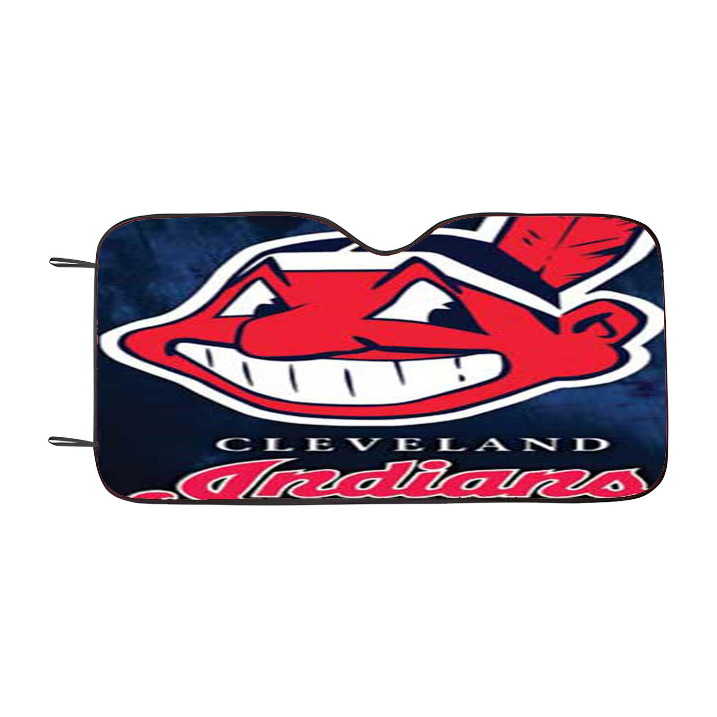 Cleveland Indians Logo Blue Fade Car Windshield Sunshade