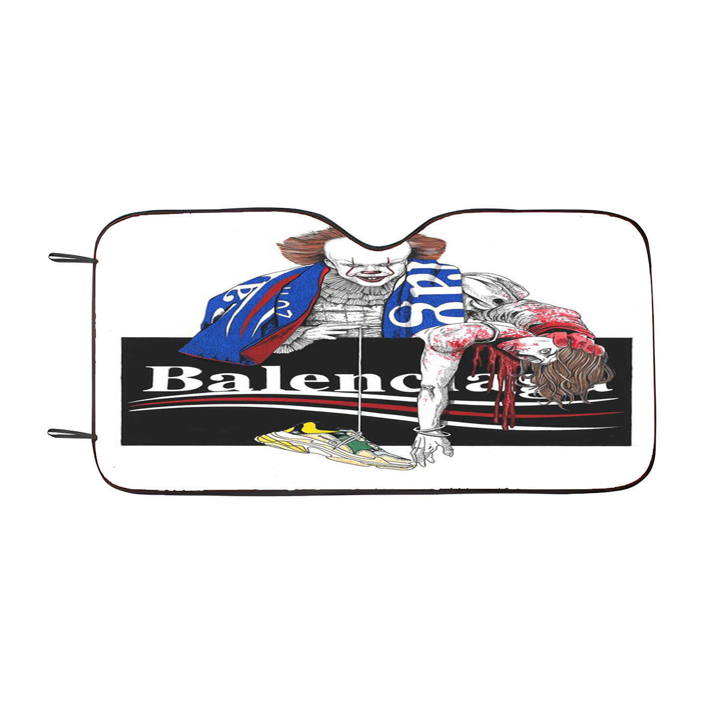 Clown It Hypebeast Balenciaga Style Car Windshield Sunshade