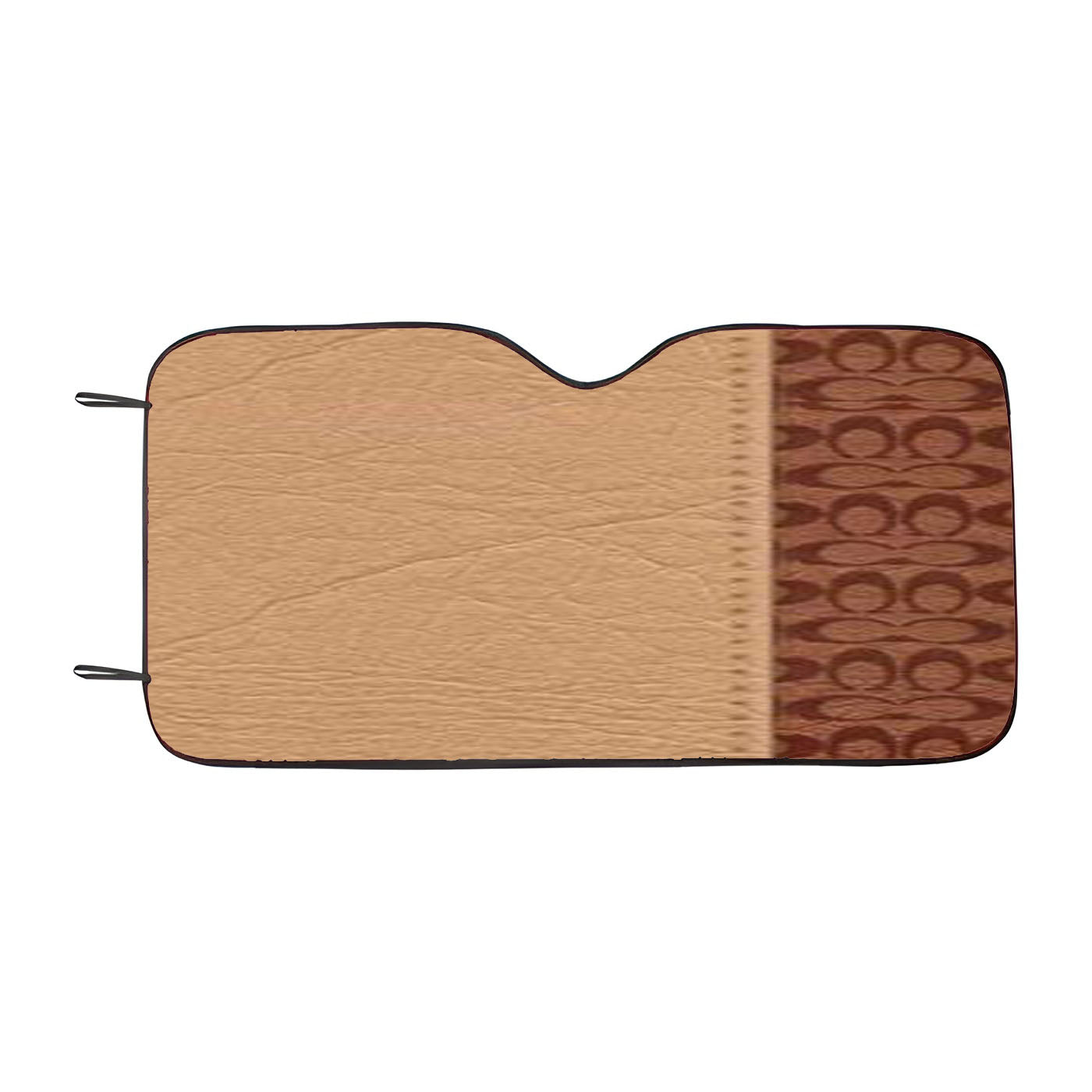 Coach Brown Car Windshield Sunshade