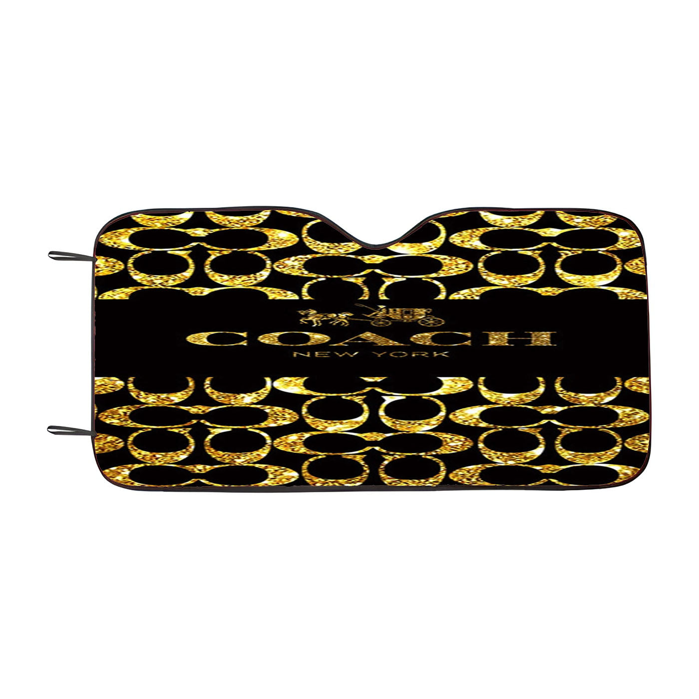 Coach New York Golden Car Windshield Sunshade