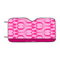 Coach New York Pink Pattern Car Windshield Sunshade