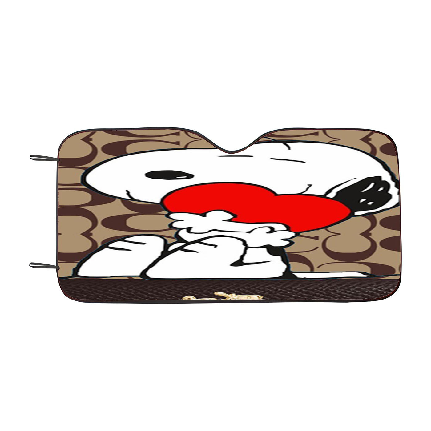 Coach New York Snoopy Car Windshield Sunshade
