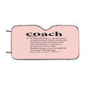 Coach Passionate Car Windshield Sunshade