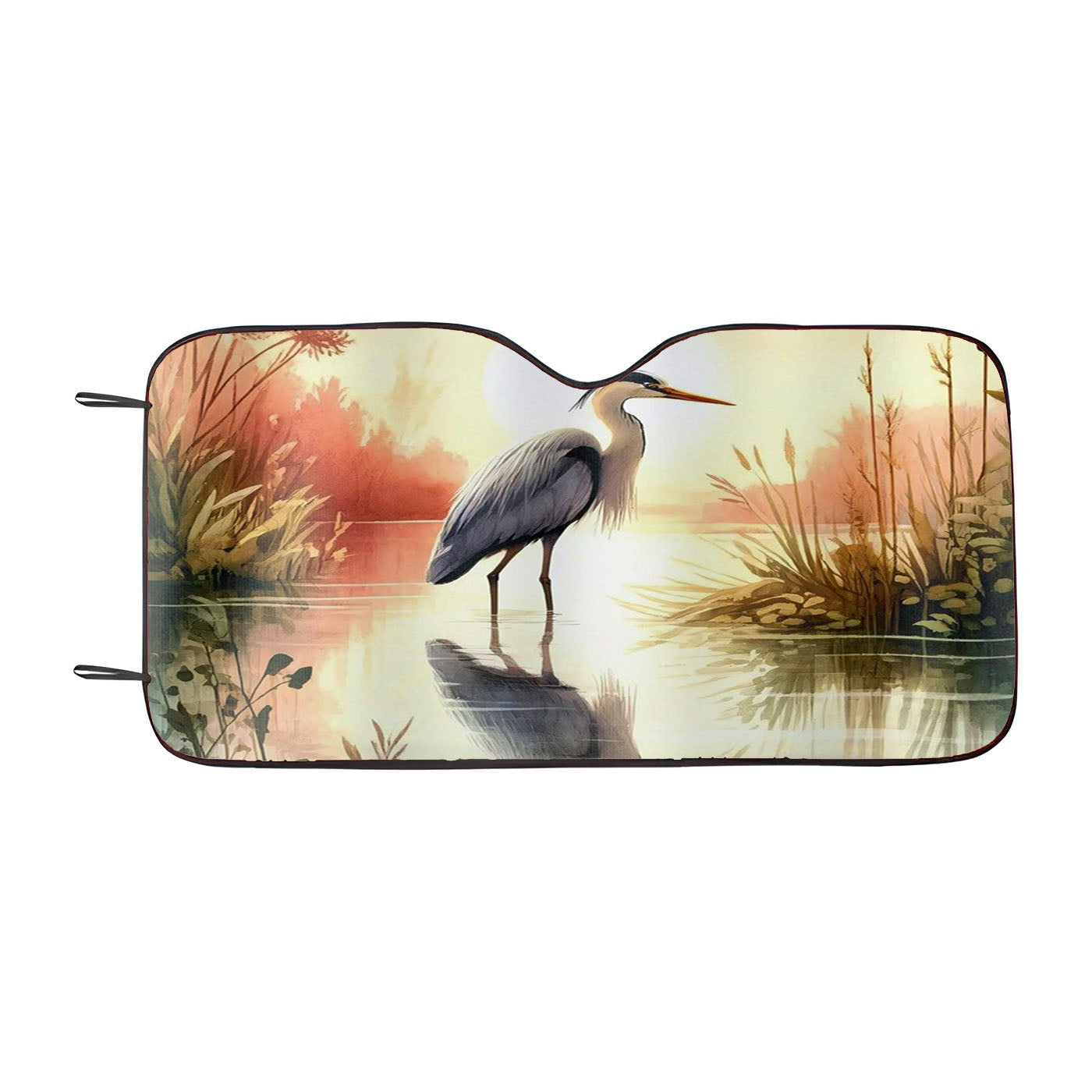 Coastal William Morris Car Windshield Sunshade