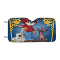 Coco Welcome Miguel And Dante Day Of The Dead Car Windshield Sunshade