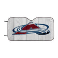 Colorado Avalanche Nhl Logo Wood Wallpaper Car Windshield Sunshade