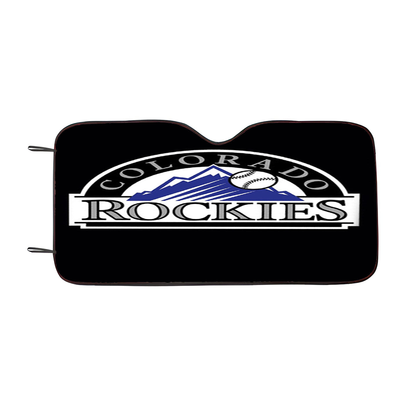 Colorado Rockies 4 Car Windshield Sunshade