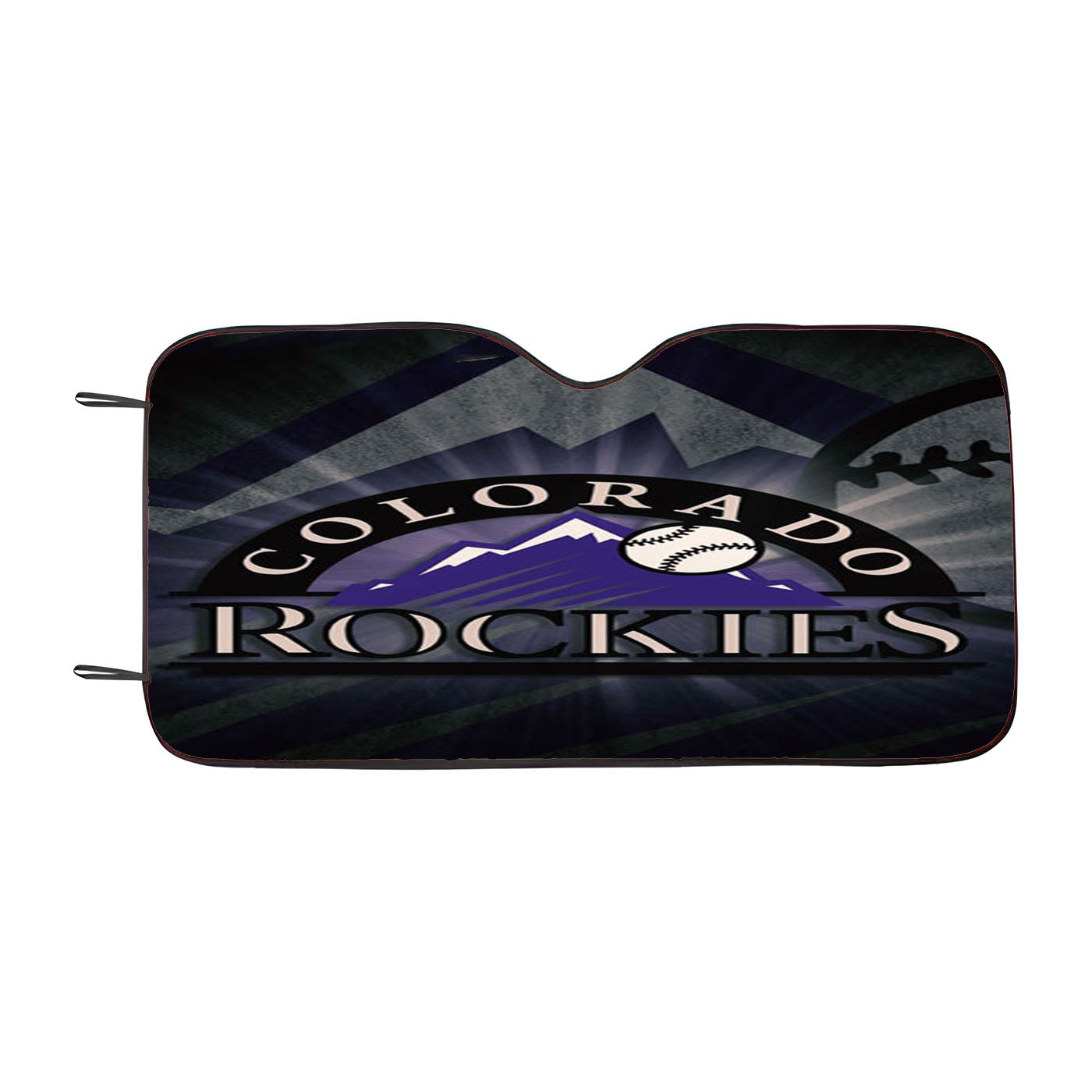 Colorado Rockies Baseball 7 Car Windshield Sunshade