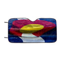 Colorado State Flag Car Windshield Sunshade