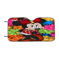 Colorfull Coach Minnie Mouse Flowers Car Windshield Sunshade