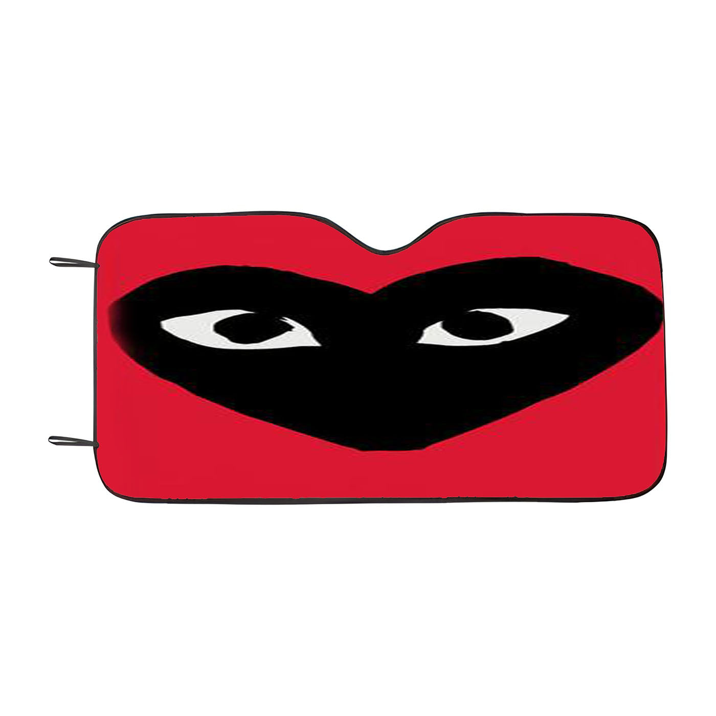 Comme Des Garcons Black And Red Car Windshield Sunshade