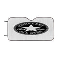 Converse Allstar Logo White Car Windshield Sunshade