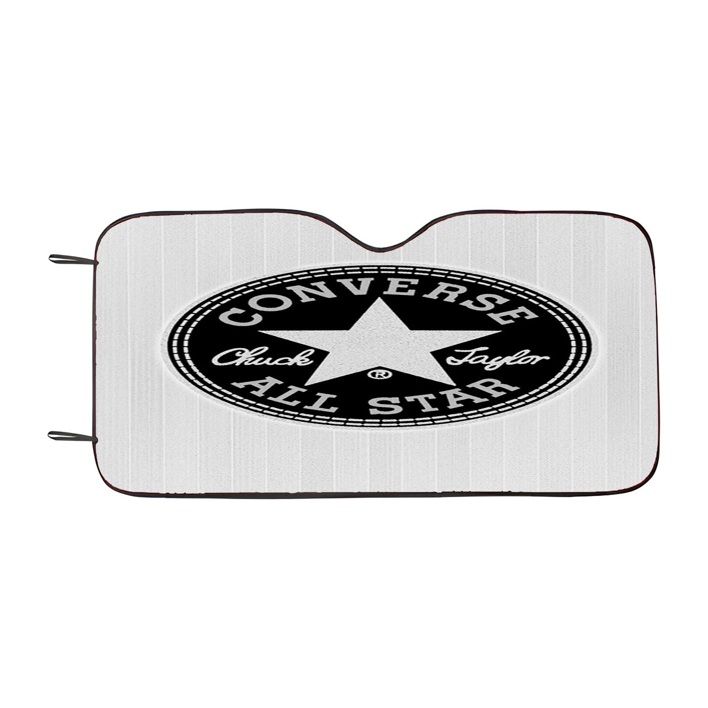 Converse Allstar Logo White Car Windshield Sunshade
