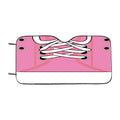 Converse Pink Car Windshield Sunshade