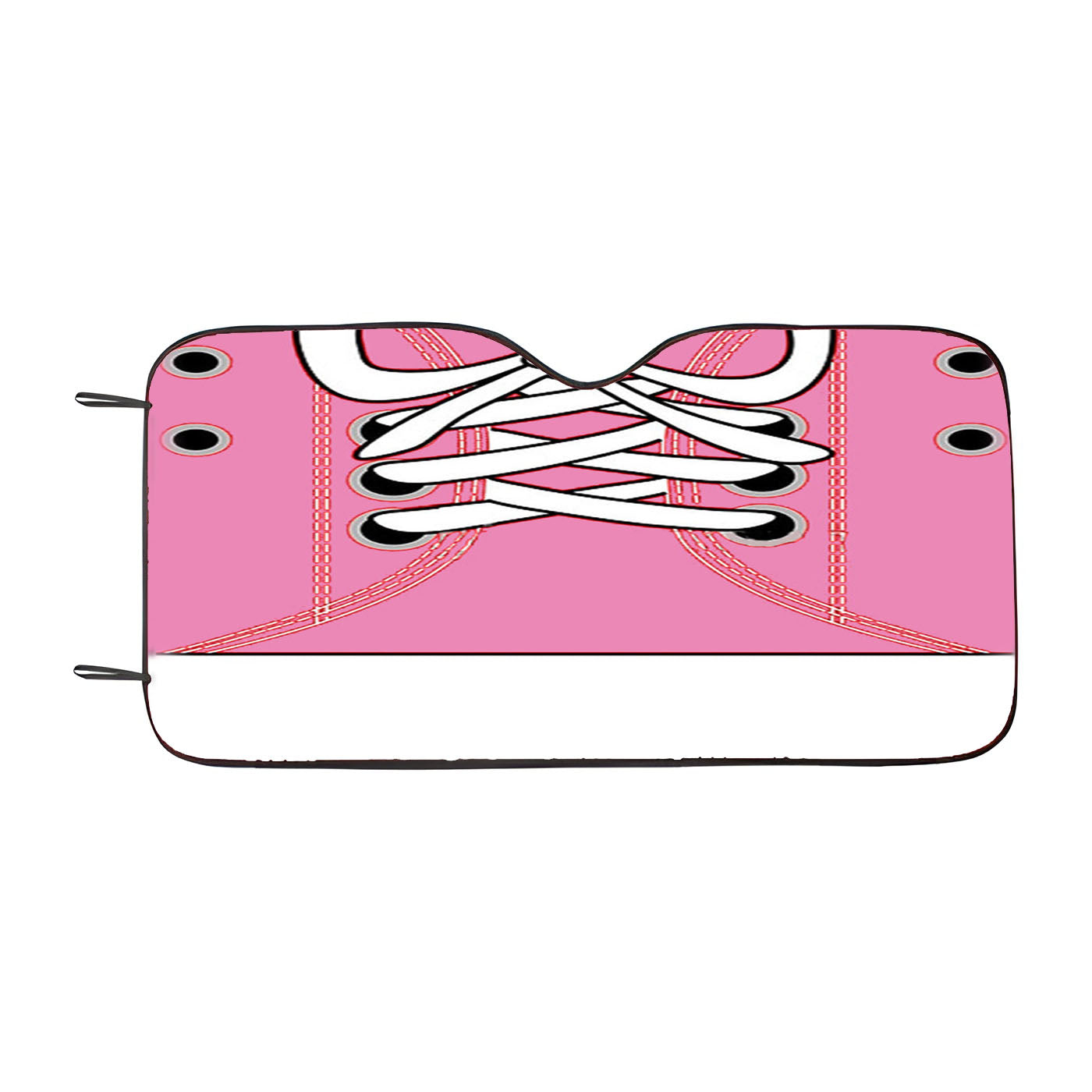 Converse Pink Car Windshield Sunshade