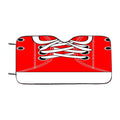 Converse Red Car Windshield Sunshade