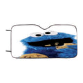 Cookie Monster Plain Wht Car Windshield Sunshade