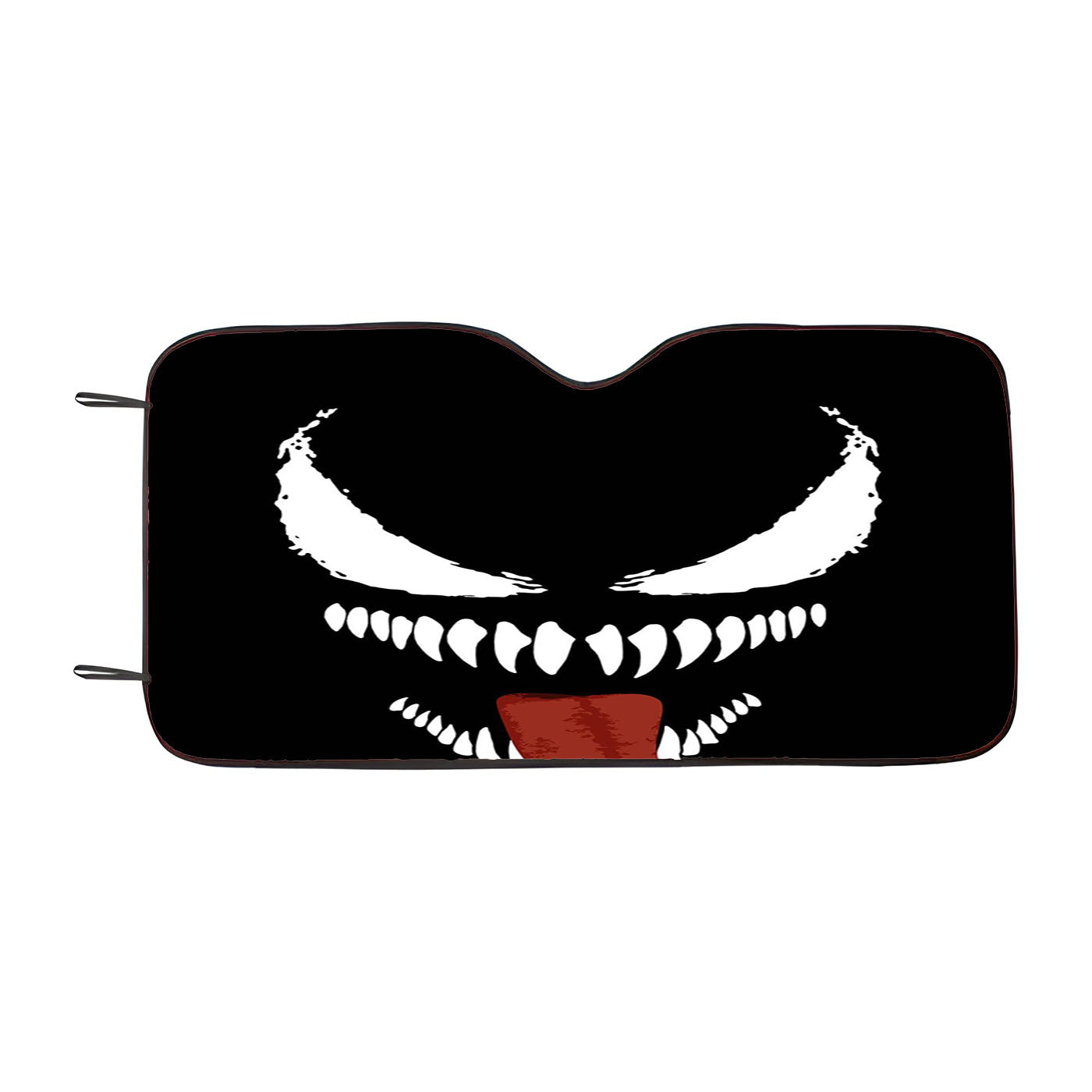 Cool Dark Venom Mask Car Windshield Sunshade