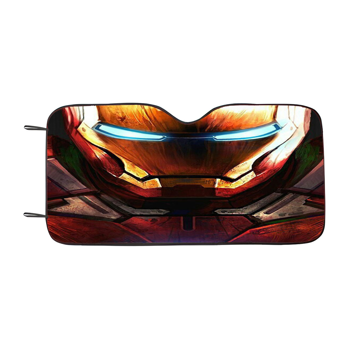 Cool Ironman Art Car Windshield Sunshade