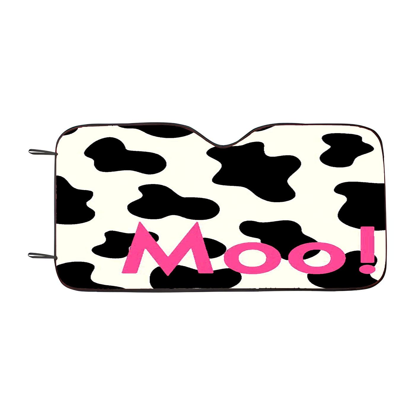 Cow Moo Pattern Car Windshield Sunshade