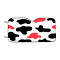 Cow Seamless Pattern Black Pink Car Windshield Sunshade
