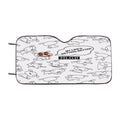 Crayon Shinchan Doodle Pattern Car Windshield Sunshade